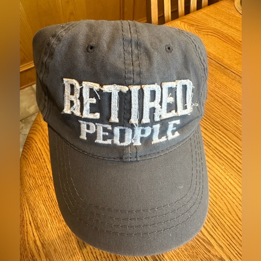 "Retired People" Cap